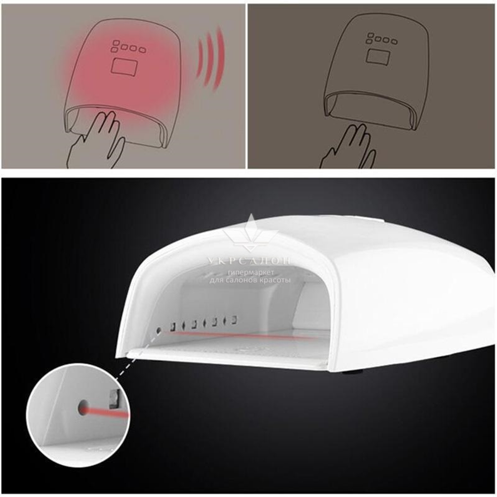 Лампа с аккумулятором 7800 мАh для маникюра UV LED S-10 Cordless, 48W