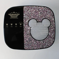 Лампа для маникюра с аккумулятором LED+UV Master Professional SUN S80, 168 Вт, черная