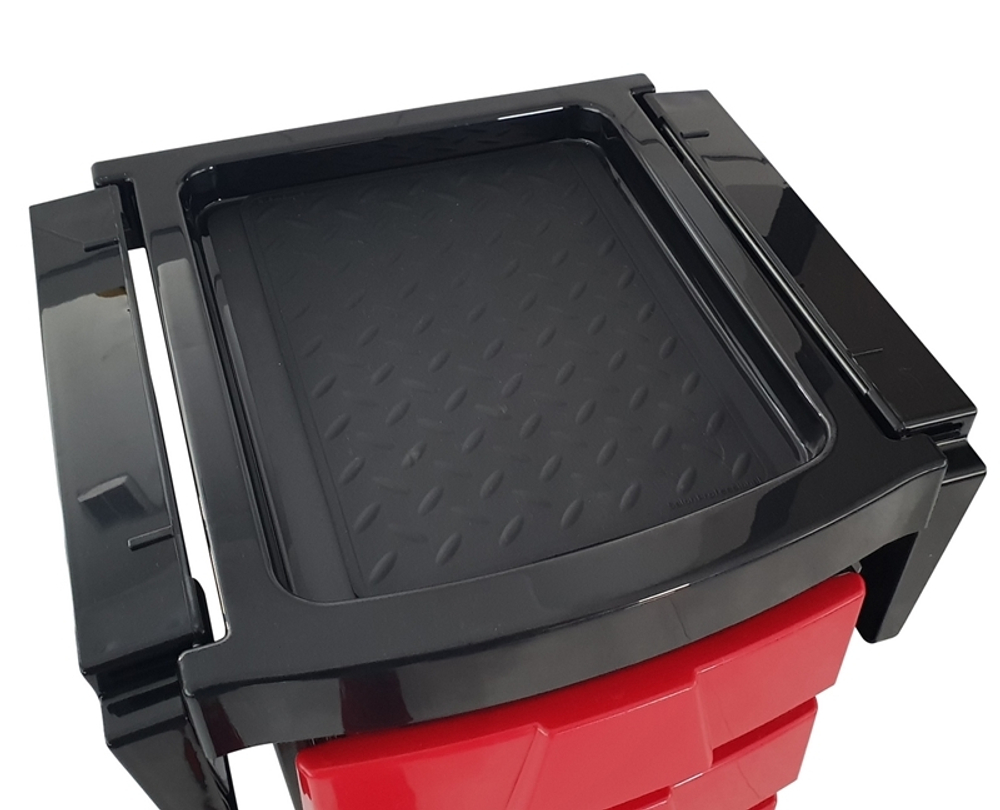 Парикмахерская тележка Pomocnik DUO Red