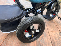 Дитячий триколісний велосипед TILLY Impulse T-386/2 Льон з пультом та посиленою рамою
