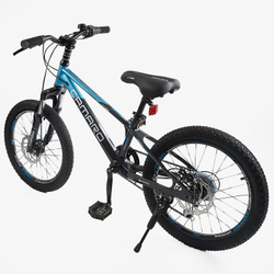 Детский спортивный велосипед 20 дюймов Corso Camaro магниевый, оборудование Shimano