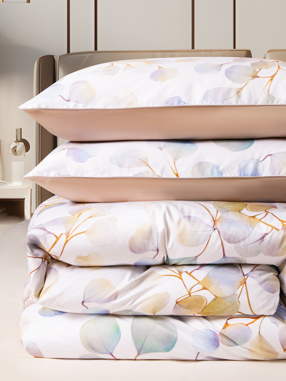 Комплект постельного белья Сатин Премиум CPA048