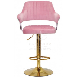 Стільчик для візажу Jef velor Gold