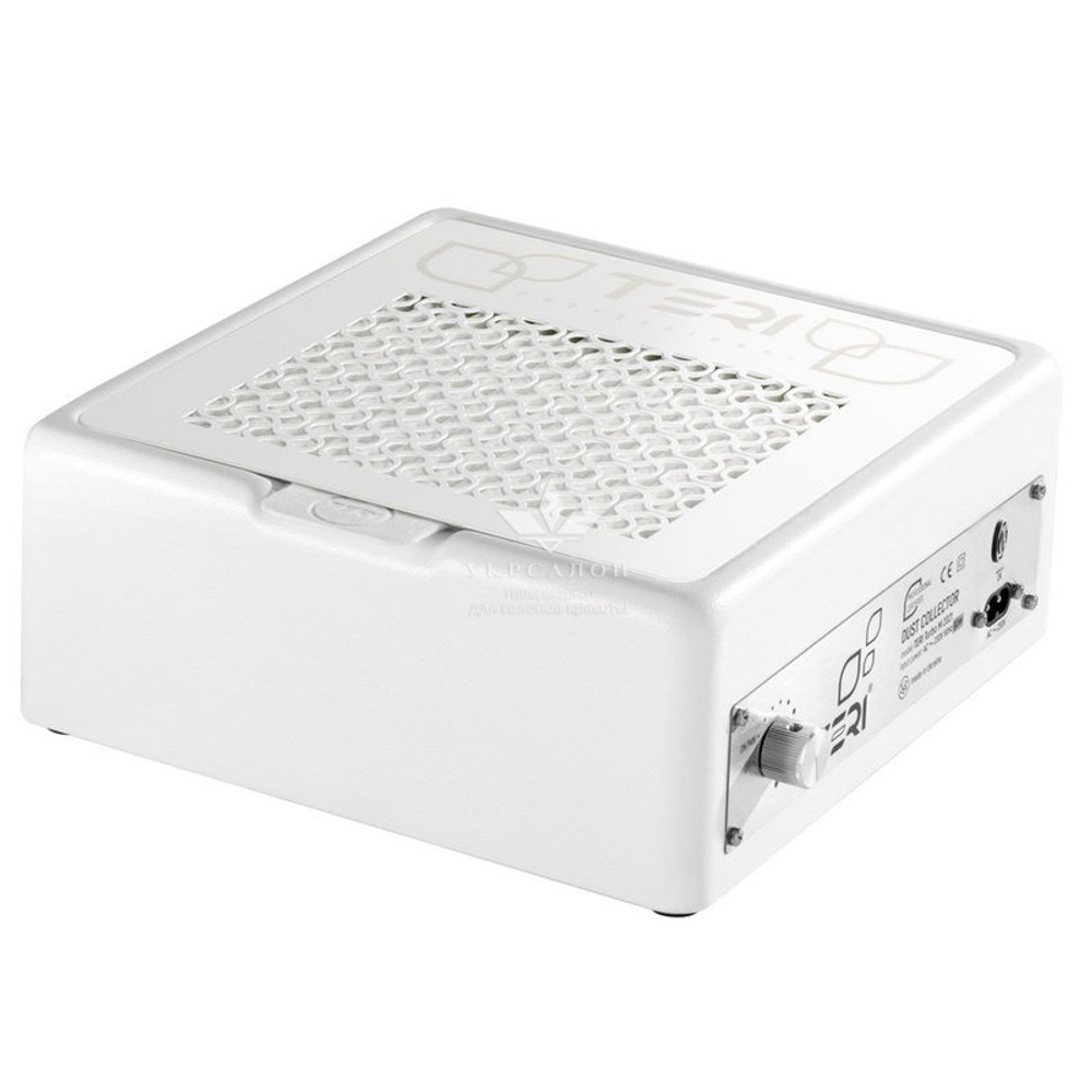 Настольная маникюрная вытяжка с HEPA фильтром Teri Turbo M, цвет белый (сетка белая)