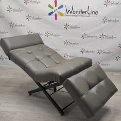 Анатомічна кушетка Tertio 2 Black для лешмейкерів та бровістів