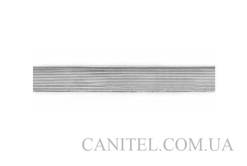 Галун металізований колір срібло 13 мм