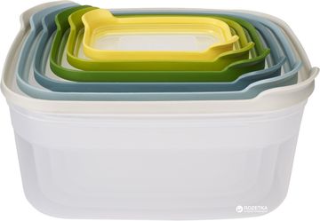 Набір квадратних харчових контейнерів JOSEPH JOSEPH Nest 6 шт (81035)