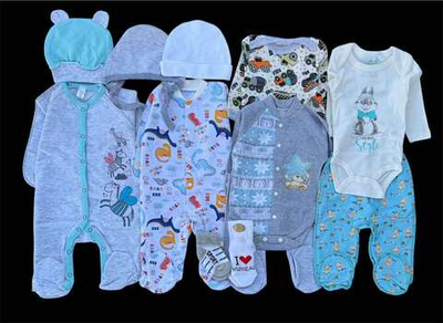 Гарний набір одягу для новонародженого хлопчика, якісний одяг для немовлят, осінь, зима, весна, розмір 62 см