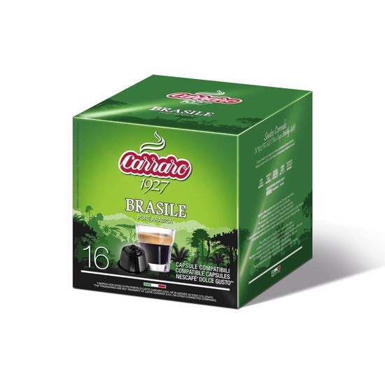 Кофе в капсулах Dolce Gusto Carraro BRASILE 16 шт