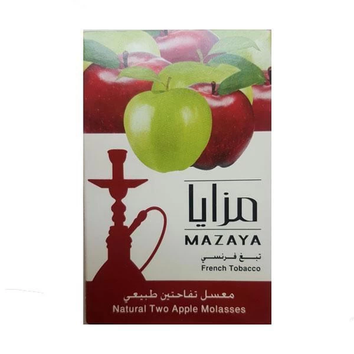 Тютюн MAZAYA TWO APPLE (Подвійне яблуко) 50г Термін придатності минув