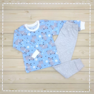 Костюм для дому та сну (піжама) "Собачки", двунитка з начосом ТМ "Ua" (92 см)