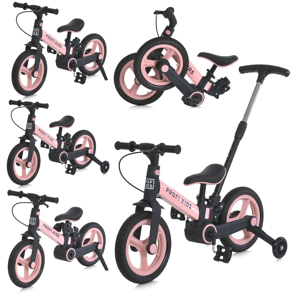 Дитячий велосипед-трансформер Profi Kids MB 1021 з батьківською ручкою