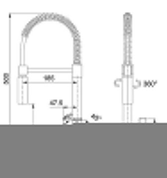Змішувач кухонний FRANKE FOX PRO (115.0250.141) хром