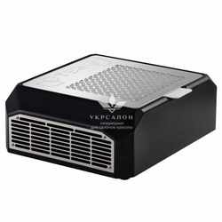 Настольная маникюрная вытяжка с HEPA фильтром Teri Diamond, цвет черный (сетка металлик)