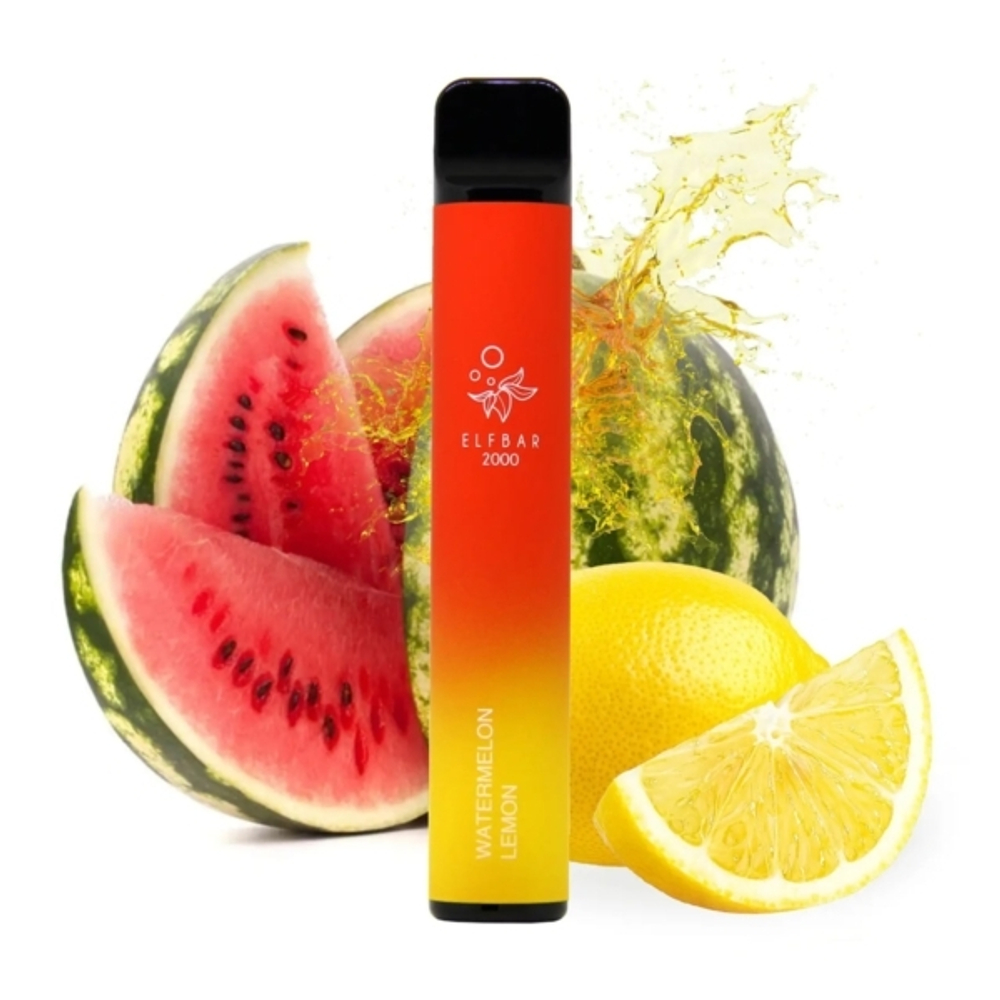 Elf Bar 2000 - Watermelon Lemon (5% nic)