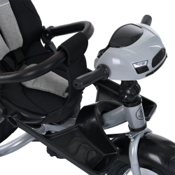 Дитячий триколісний велосипед Turbo Trike MT 1007 гумові колеса