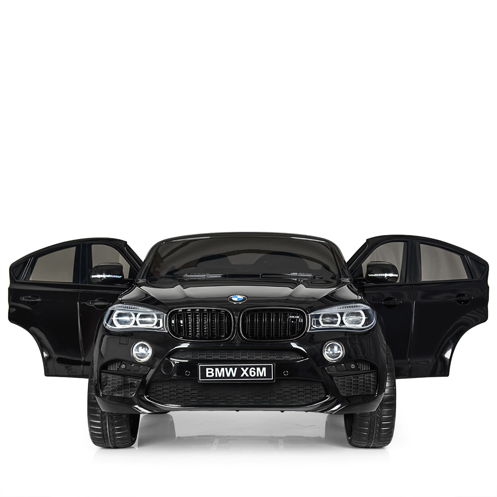 Детский двухместный электромобиль джип BMW X6M "WeKids Cars"