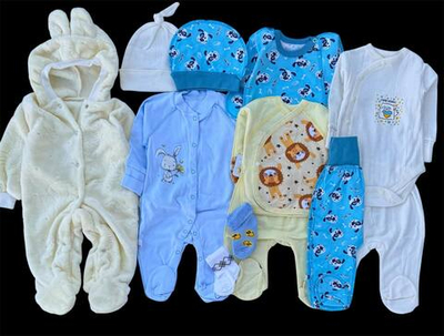 Гарний набір одягу для новонародженого хлопчика, якісний одяг для немовлят, зима, холодний демісезон (осінь, весна), зріст 62 см, бавовна