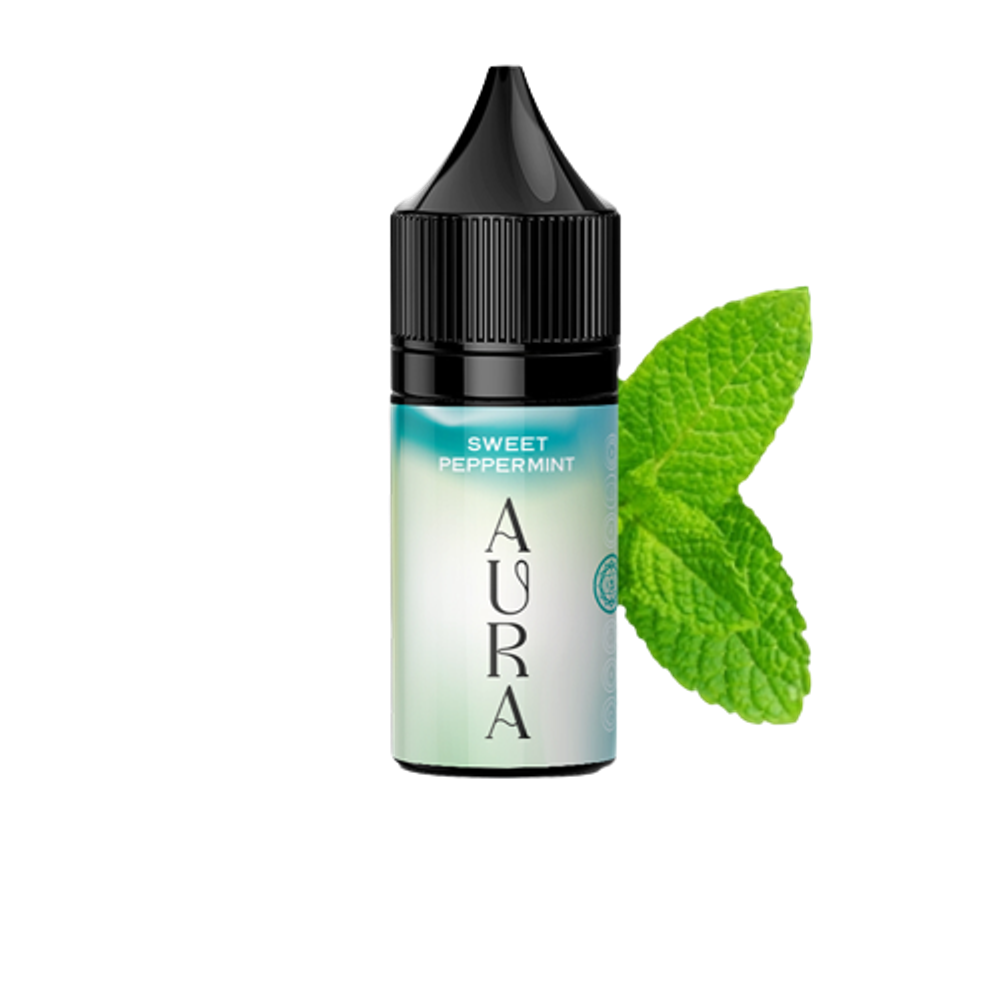 Сольова Рідина Aura 15ml Sweet Peppermint (Аура Солодка Перцова мята) 30mg | 50mg