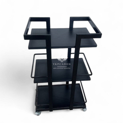 Косметологічний візок Mark 07 Black ДСП