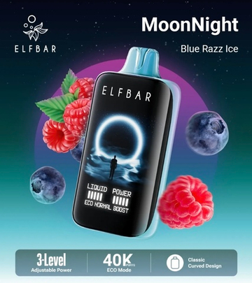 Elf Bar Moon Night 40000 - Blue Razz Ice 5%