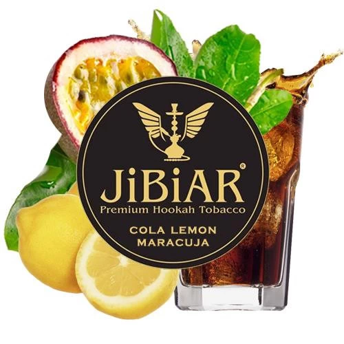 Тютюн Jibiar Cola Lemon Maracuja (Джибіар Кола Лимон Маракуя) 250г (Виготовлено в 2019)
