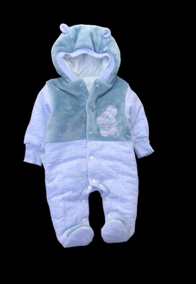 Комбінезон "Зайченя", трьохнитка, набивна махра, синтепон ТМ "Happy ТОТ"