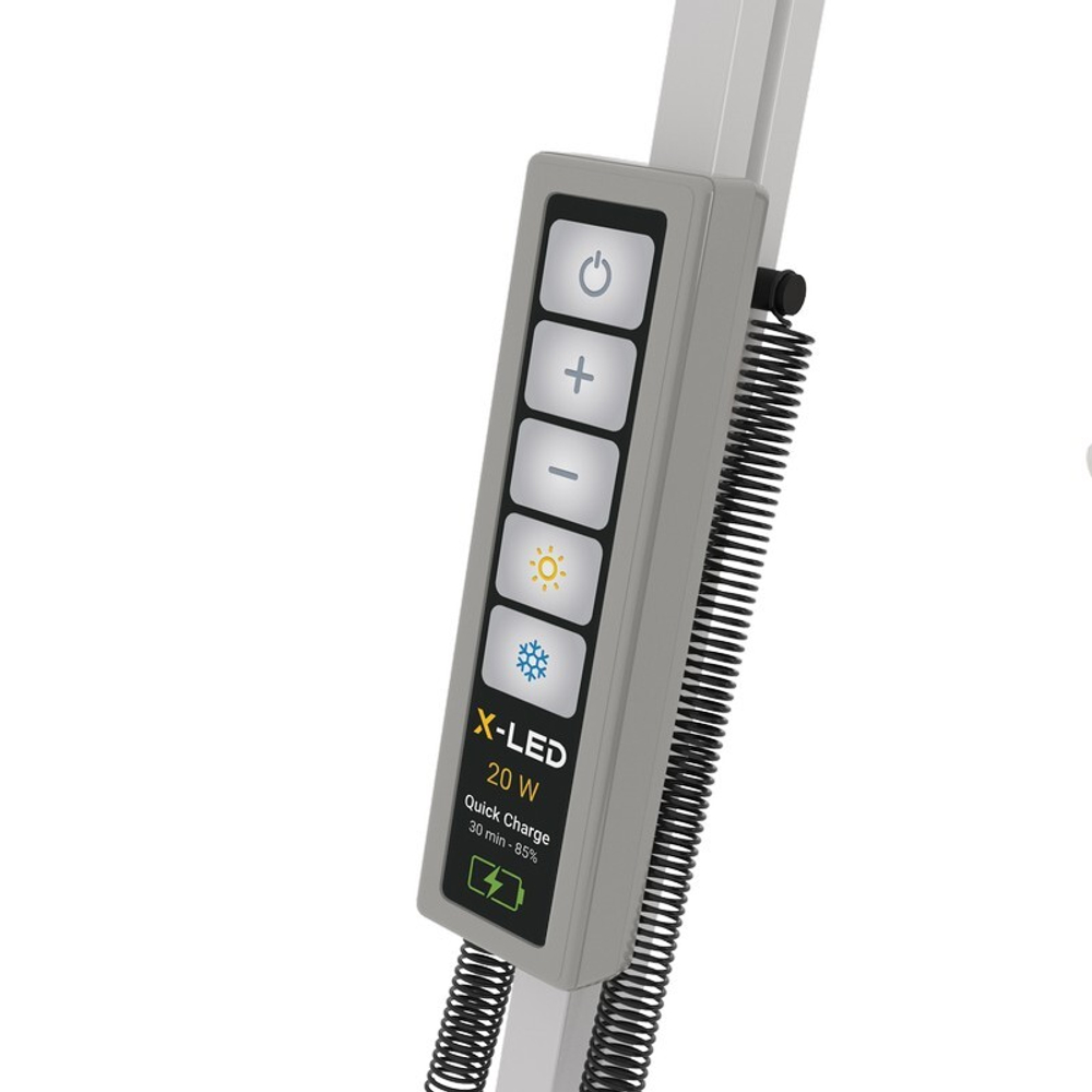 Настольная светодиодная сенсорная LED лампа c функцией работы от повербанка и регулировкой света X-LED-30 SW белая