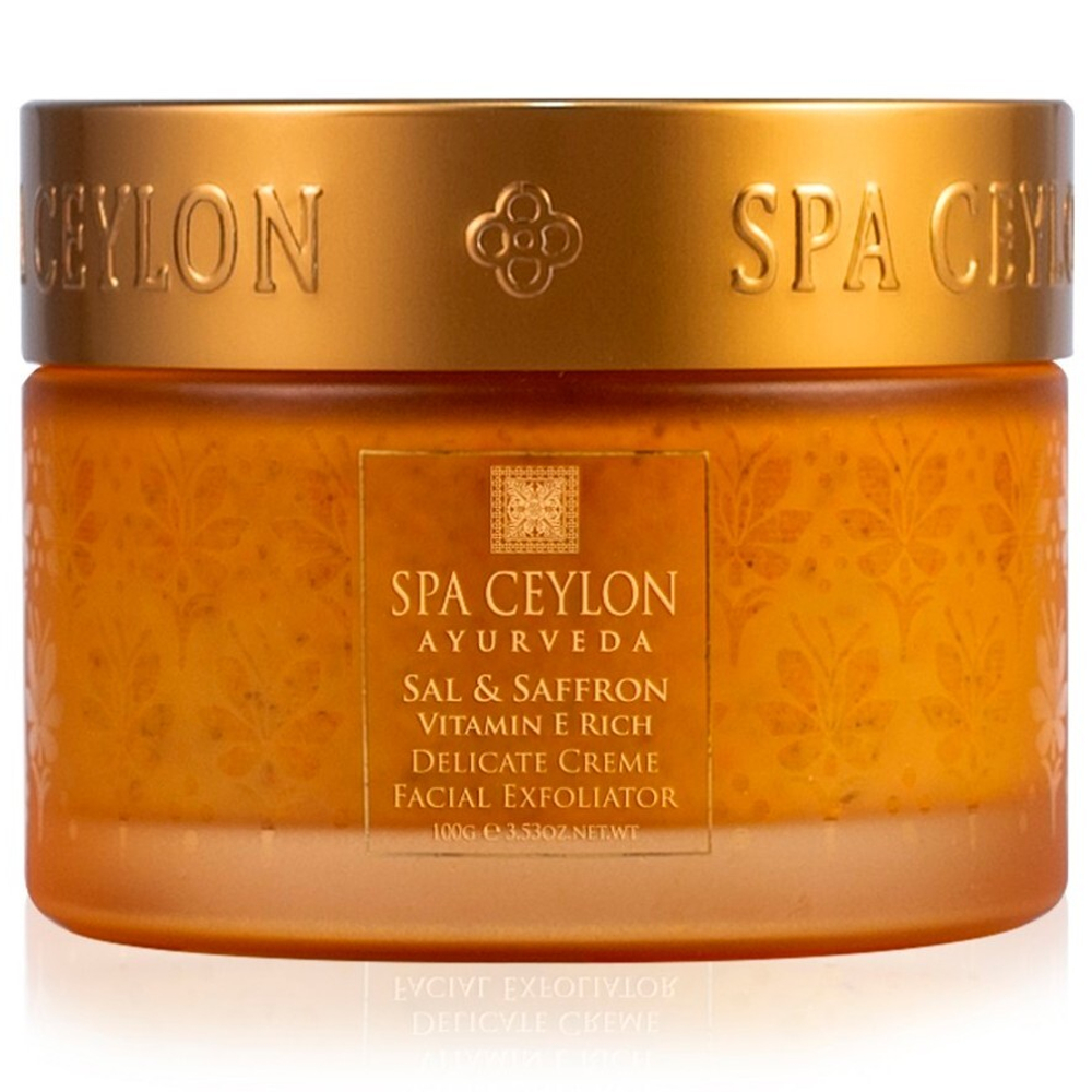 Кремовий пілінг для делікатного очищення обличчя Шореа та Шафран 100 г, SPA Ceylon