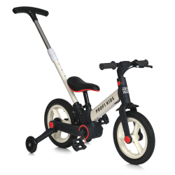 Дитячий велосипед-трансформер Profi Kids MB 1021 з батьківською ручкою