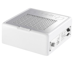 Настольная маникюрная вытяжка с HEPA фильтром Teri Turbo M, цвет белый (сетка металлик)