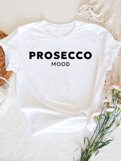 Футболка женская белая Mood - Prosecco Zuzu фото 1