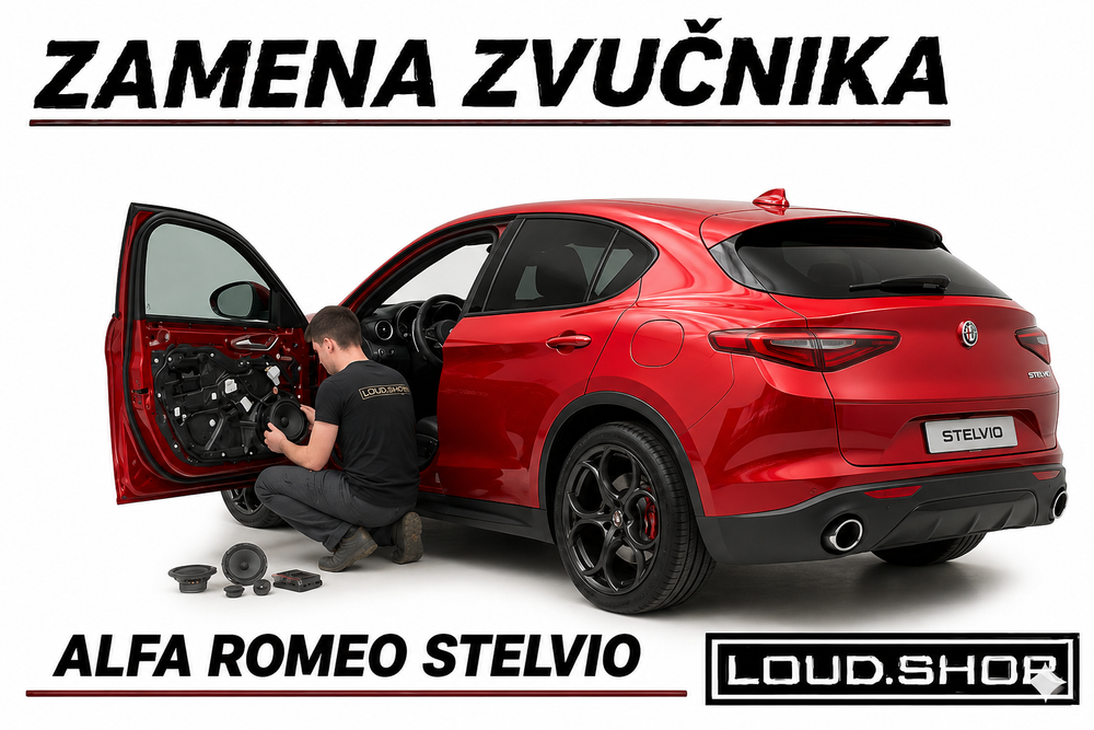 Komplet Zvučnika Alfa Romeo Stelvio