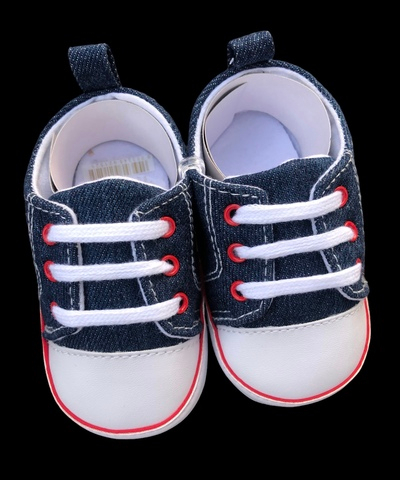 Пінетки-кеди, джинс ТМ «OVS» (р. 19 - 12 см)