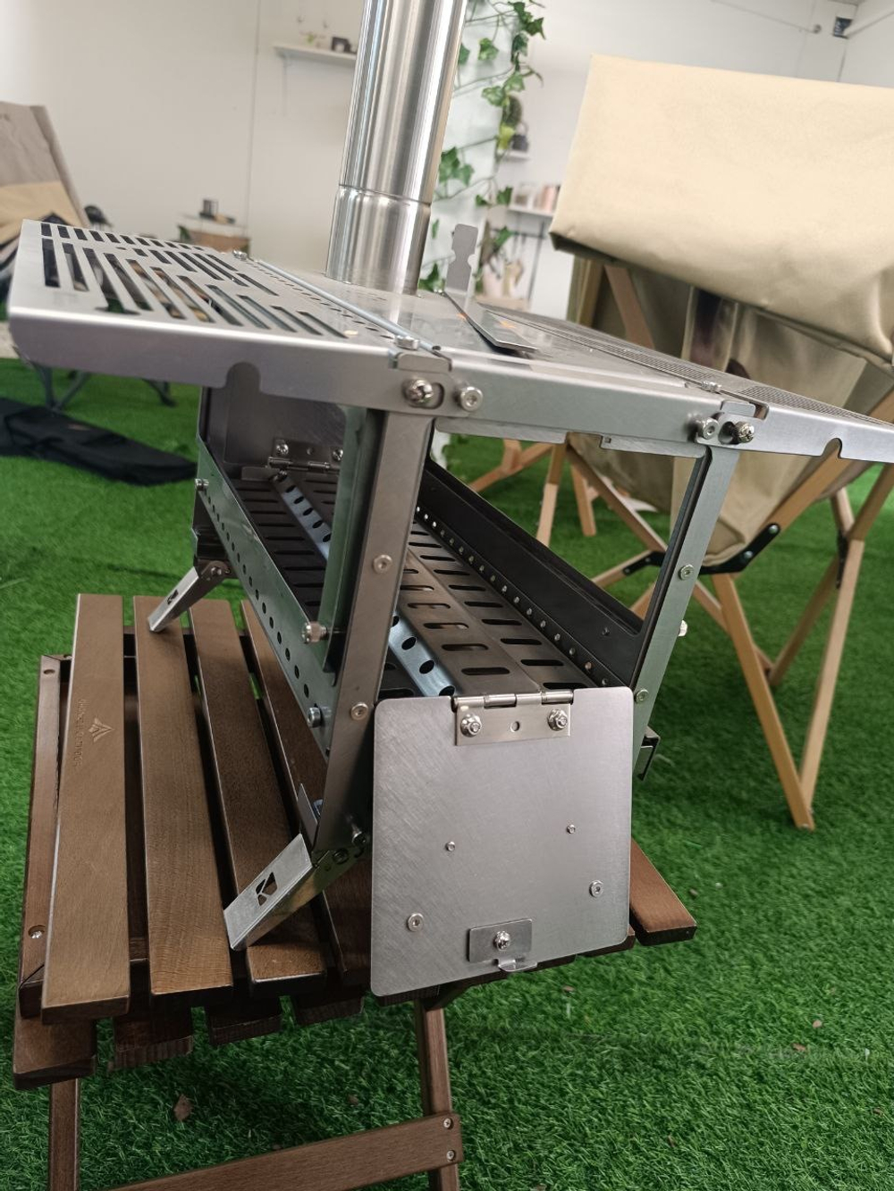 Печь дровяная для пикника