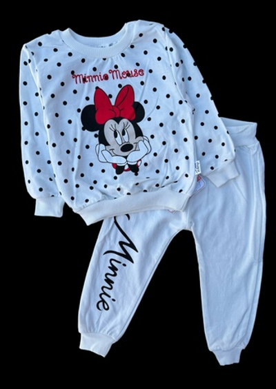 Костюм 2в1: світшот, штани "Мінні", двунитка TM "Mini Clup"