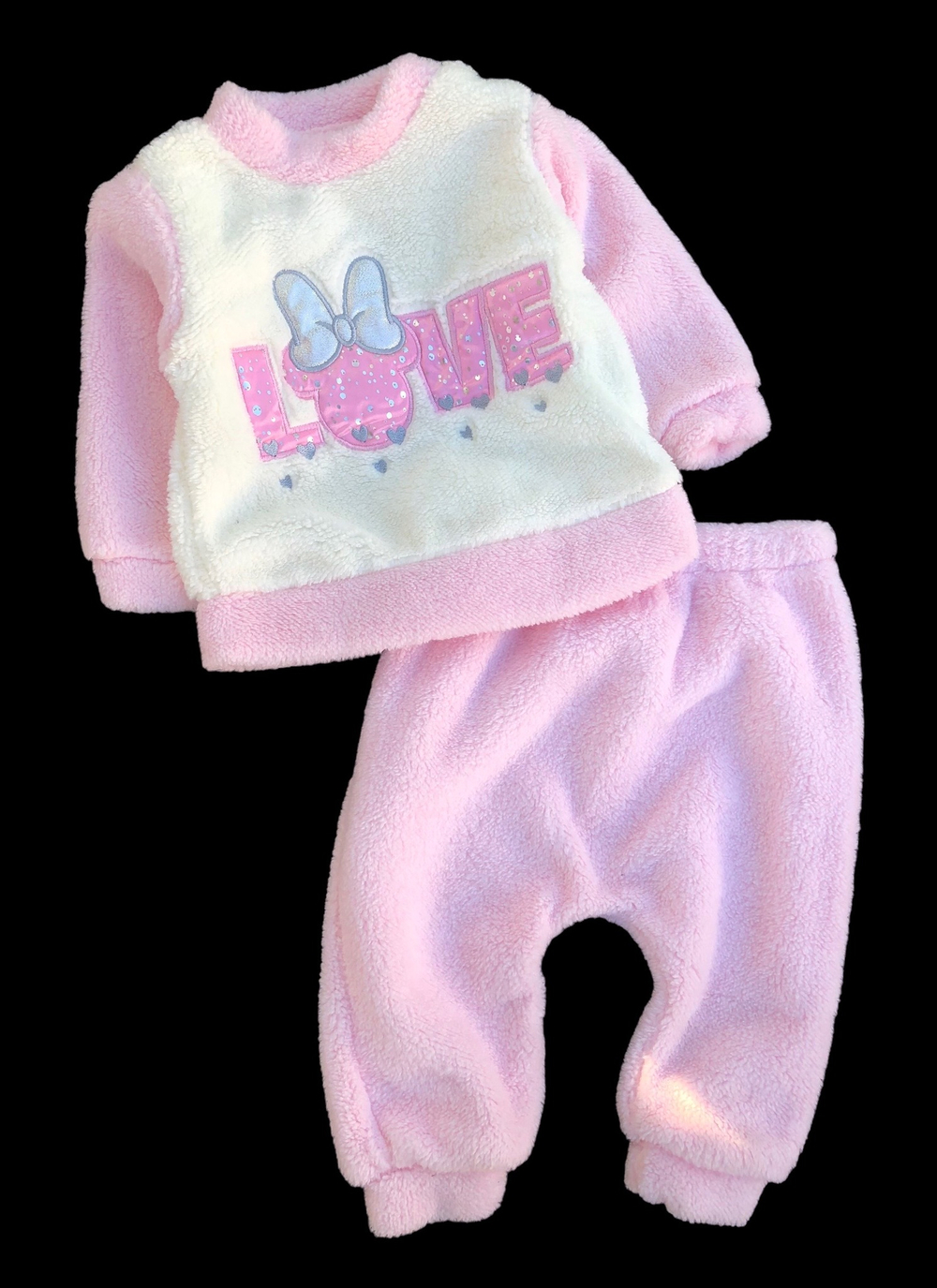Костюм 2в1: світшот, штани "Love" , махра, начос ТМ "Murat Baby"