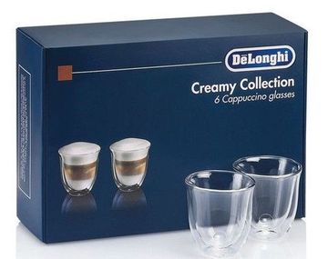 Набір склянок Delonghi DLSC301 CAPPUCCINO (6 шт) 190 ML