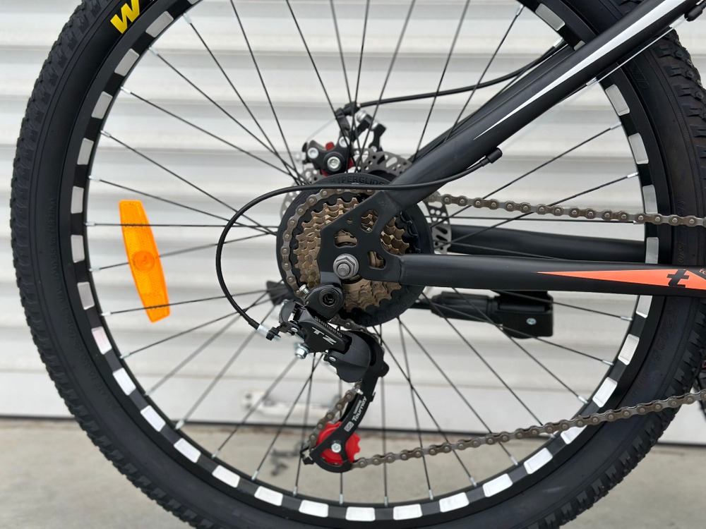 Велосипед горный подростковый 24 дюйма Toprider 611 оборудование Shimano