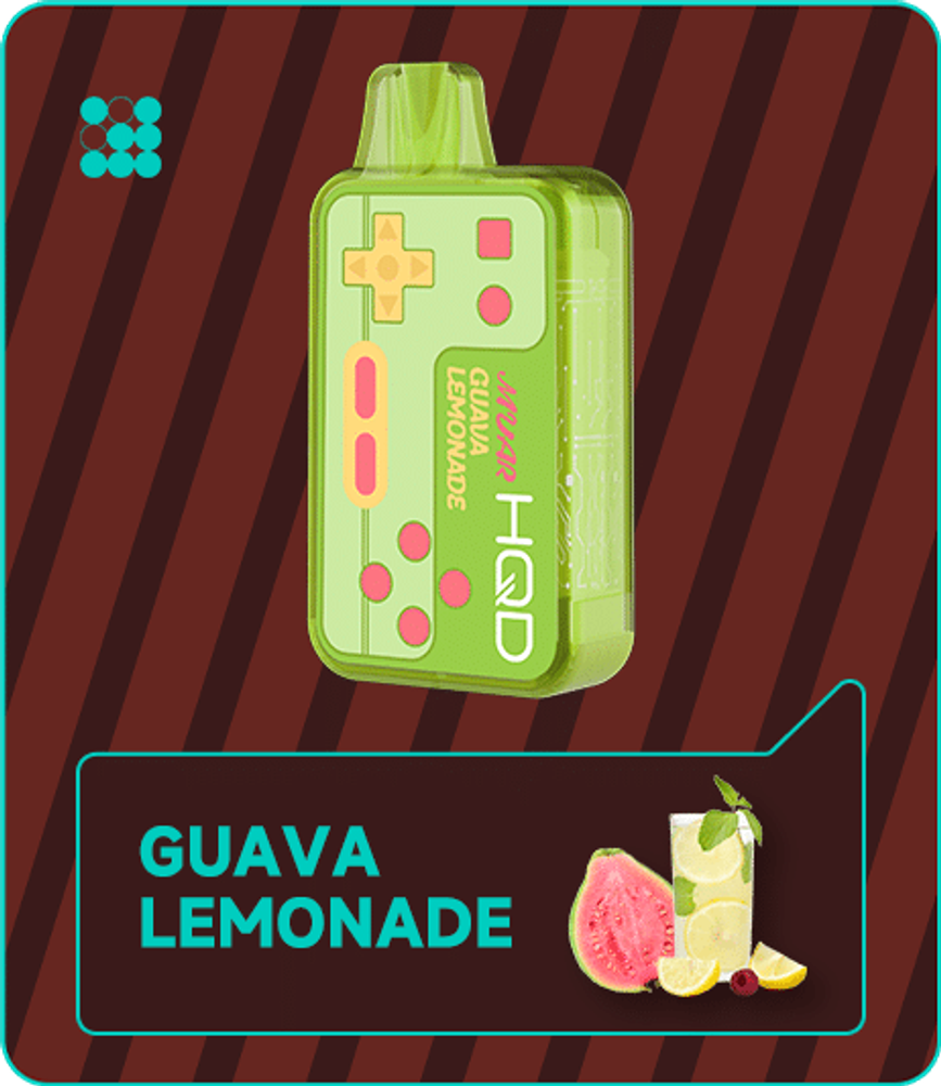 HQD 5000 MVAR Guava Lemonade 5% nic