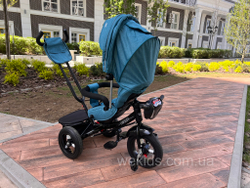 Дитячий триколісний велосипед TILLY Impulse T-386/2 Льон з пультом та посиленою рамою