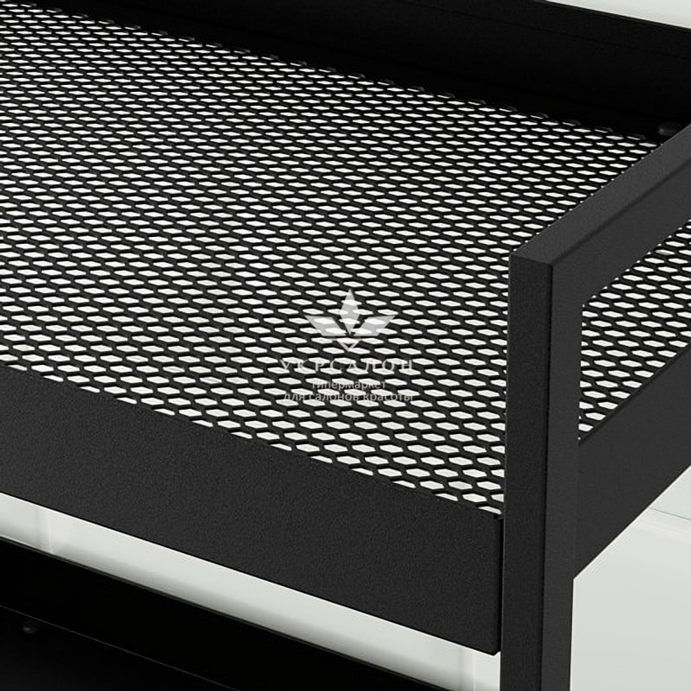 Косметологическая тележка Nissa черная