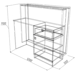 Ресепшн Nemo с подсветкой