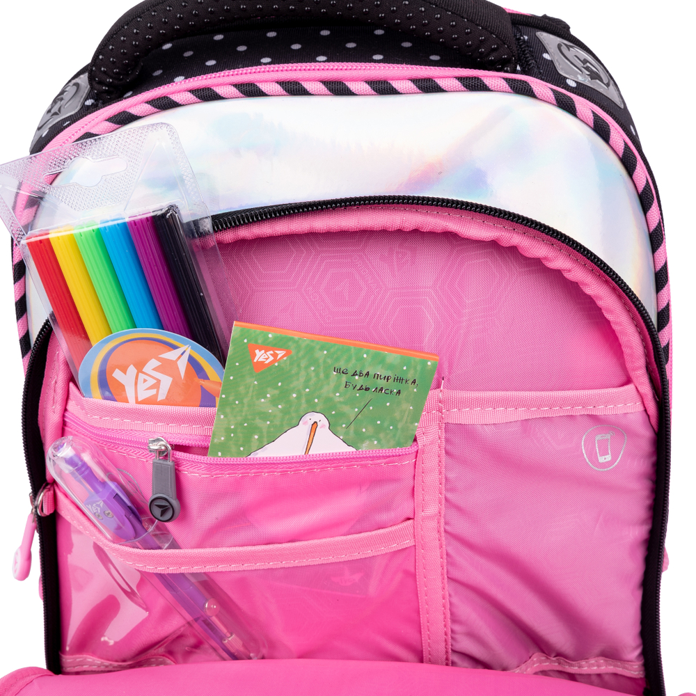 Рюкзак каркасний YES S-30 JUNO ULTRA Premium Barbie (арт. 558956)