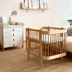 Детская кроватка трансформер Ingvart Nika 5 в 1 70 Slim