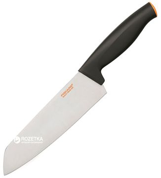 Кухонний ніж Fiskars Functional Form кухарський азіатський 17 см Black (1014179)