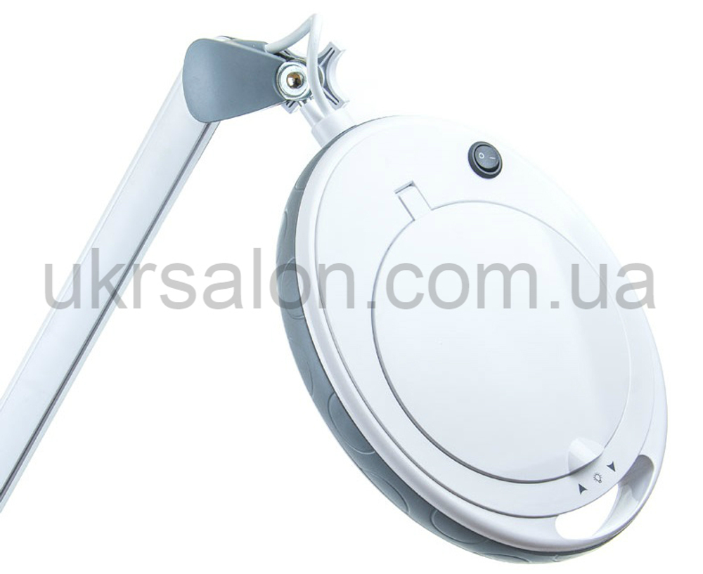 Лампа-лупа 6014 LED-3(5) с регулировкой яркости, холодный свет, 1-12W