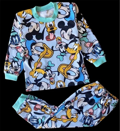 Костюм для дому та сну (піжама) "Міккі", футер ТМ "Ua"