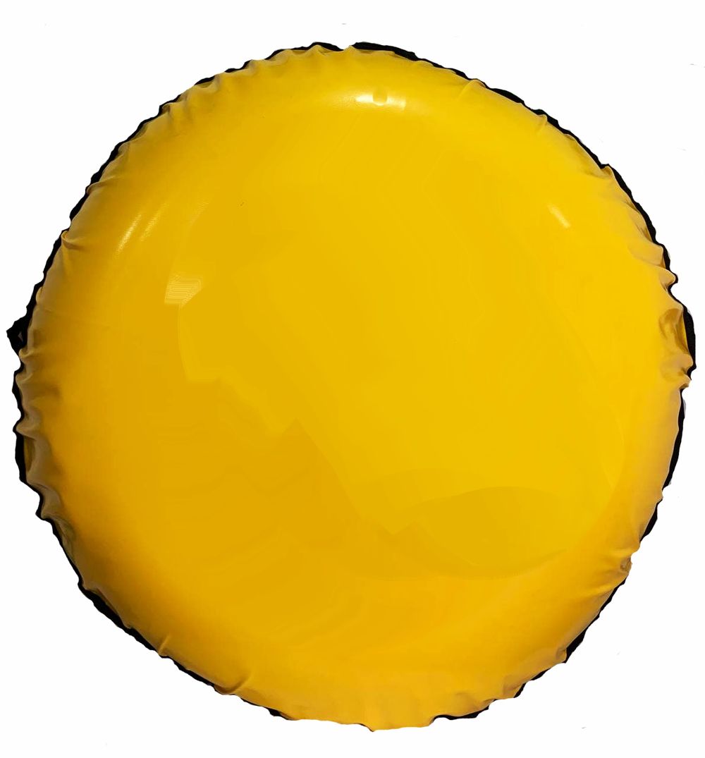 Надувные санки-ватрушки  для катания с горки "Dino" диаметр 100 см. (Оксфорд, ПВХ)