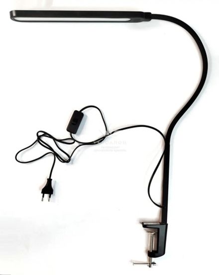 Настільна лампа Global Fashion SM-5511 на струбціні, 20 Вт, чорна